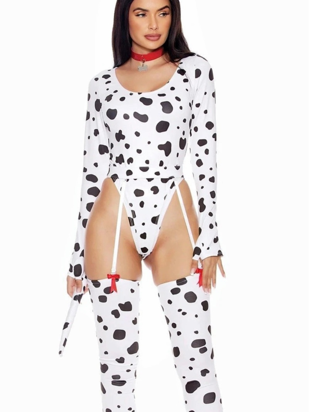Spot Me 5-Piece Women's Sexy Dalmatian Costume